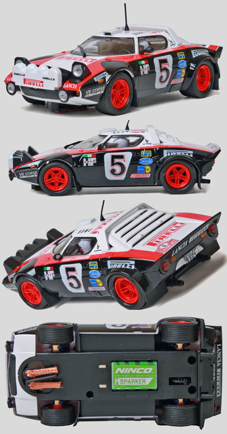 Ninco 50622 Lancia Stratos rally car, Pirelli 