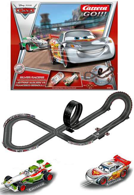 Carrera 62301 GO! "Cars" Silver Racers race set, 