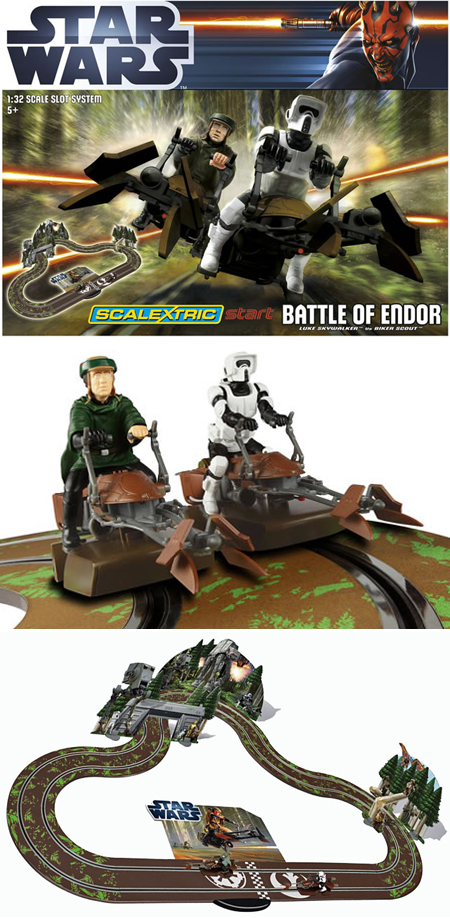 Scalextric C1288T Start Star Wars Battle of Endor race set