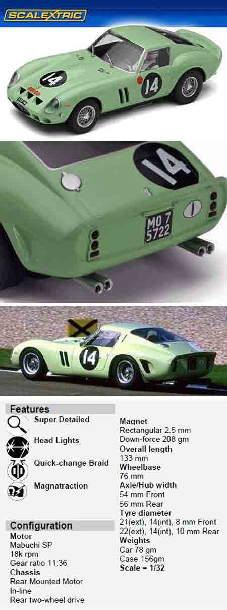 Scalextric C3061 Ferrari 250GTO