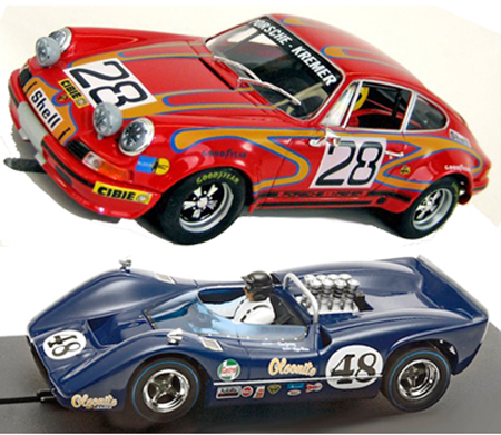 EDSET-11 McLaren M6B & Porsche 911 2-car pack 