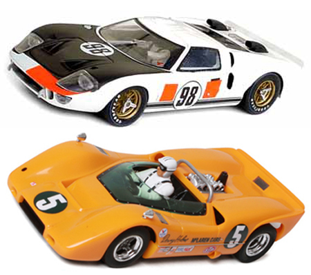 EDSET-16 McLaren M6A & Fly ford GT40 2-car pack