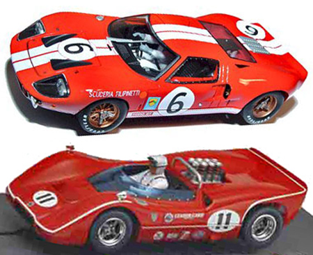 EDSET-17 McLaren M6B & Fly ford GT40 2-car pack 