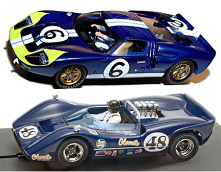 EDSET-18 McLaren M6B & Fly Ford GT40 2-car pack 