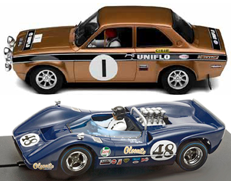 EDSET-21 McLaren M6B & Scalextric Ford Escort 2-car pack