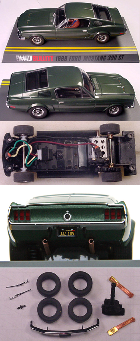 Pioneer P001G Bullitt Mustang, green taillight panel