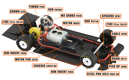 Slot It SICA03G parts