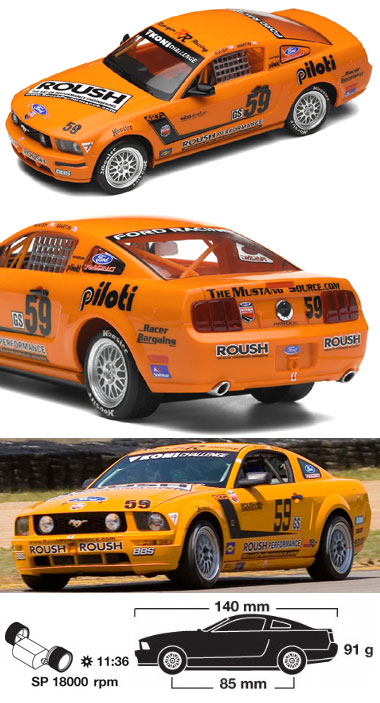 Scalextric C2888 Mustang GT, Jack Roush, Jr. 2007 - $29.95