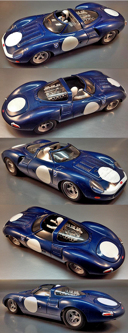 Proto Slot CB070/2P Jaguar XJ13, Edurie Ecosse, painted body kit