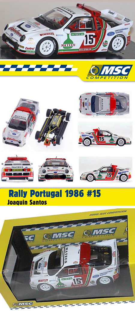 MSC 6018 Ford RS200 1986 Rally Portugal winner