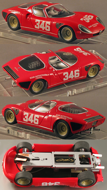 PSK 006-1-RTR Alfa romeo Stradale red #346