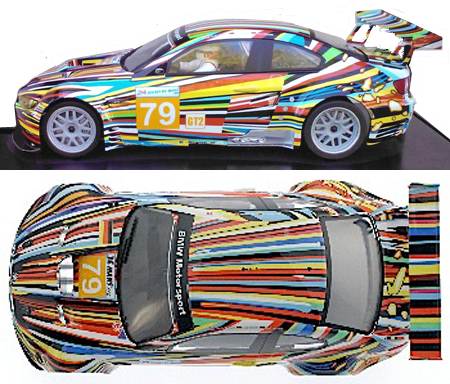 Scale Auto SC7017 BMW M3 GTR GT2 "art car",LeMans 2010. 1/24 scale kit